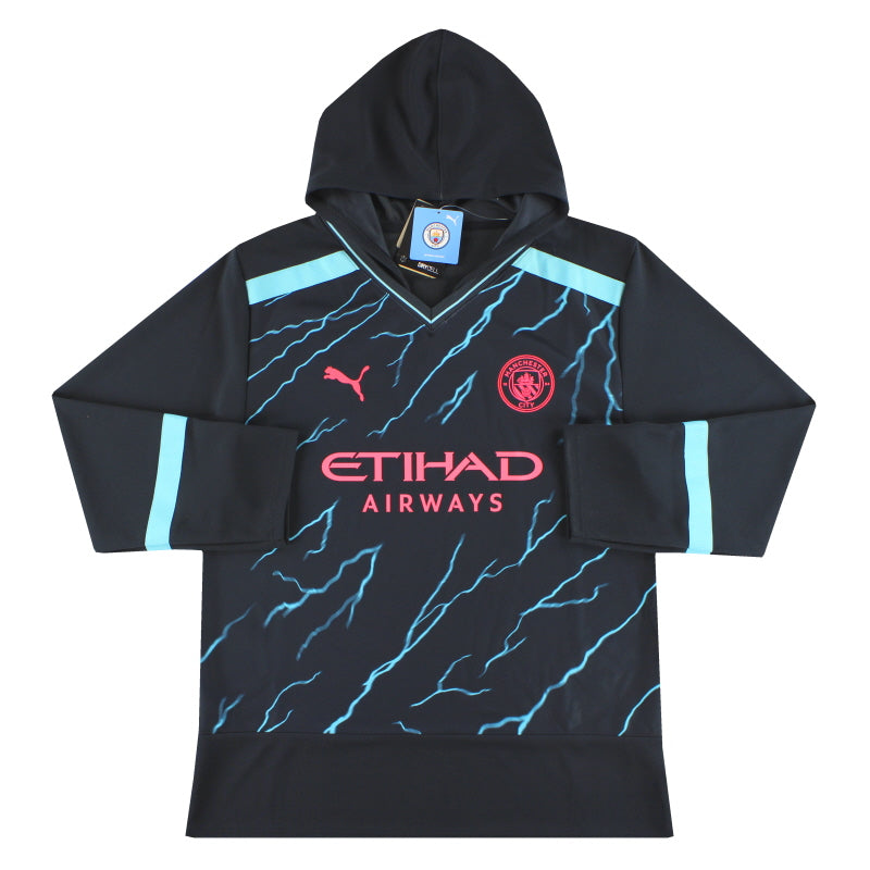 2023-24 Manchester City Puma Oversize Winter Hoodie *NEU & OVP* L