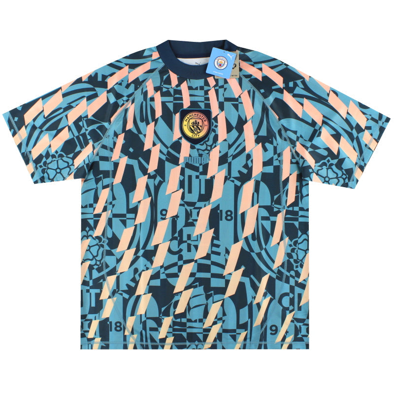2024-25 Manchester City Puma ftblStatement Retro-Trikot *BNIB* XL