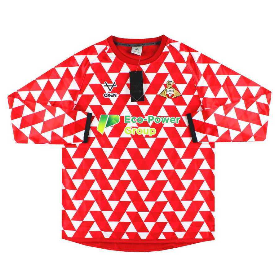 2024-25 Doncaster Rovers Oxen Aufwärm-Sweatshirt *BNIB* XXXL