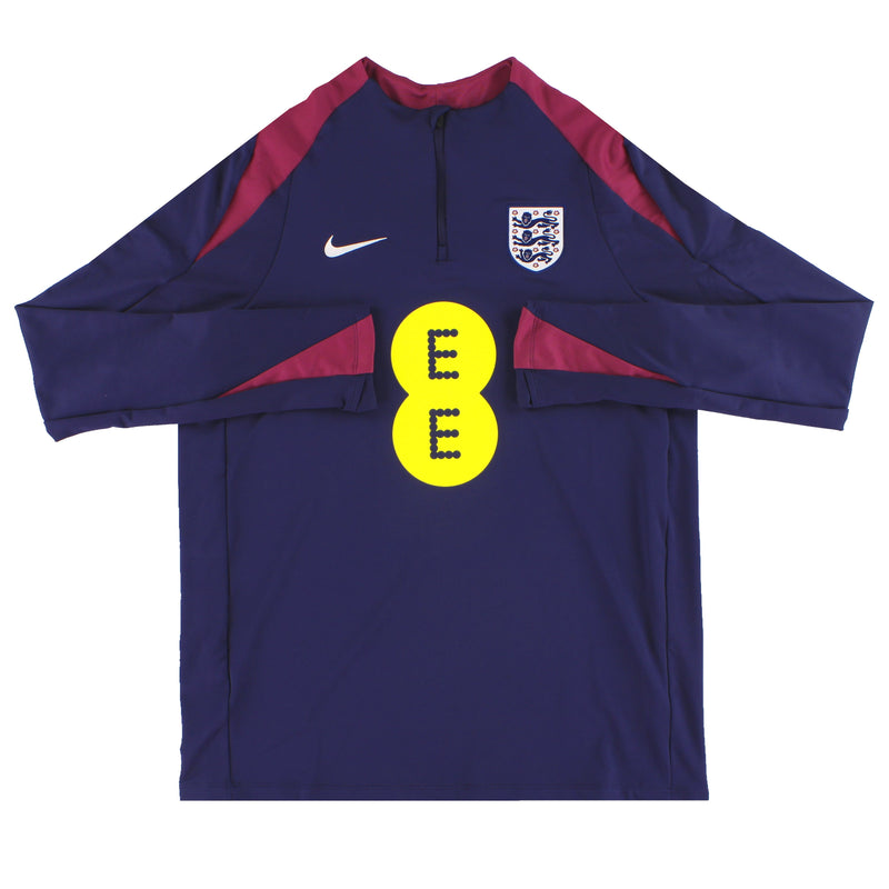 2024-25 England Nike Player Issue 1/4 Zip Training Top L