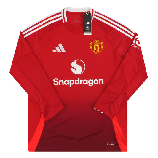 2024-25 Manchester United adidas Home Shirt L/S *BNIB*