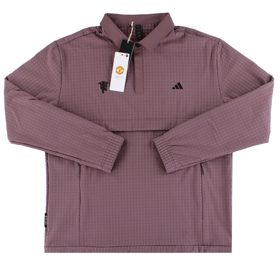 2025-26 Manchester United x adidas Ultimate365 Tour WIND.RDY 1/4 Zip Sweatshirt *BNIB* L