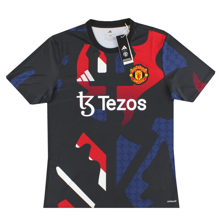 2024-25 Manchester United adidas Pre-Match Trikot *mit Etikett* L