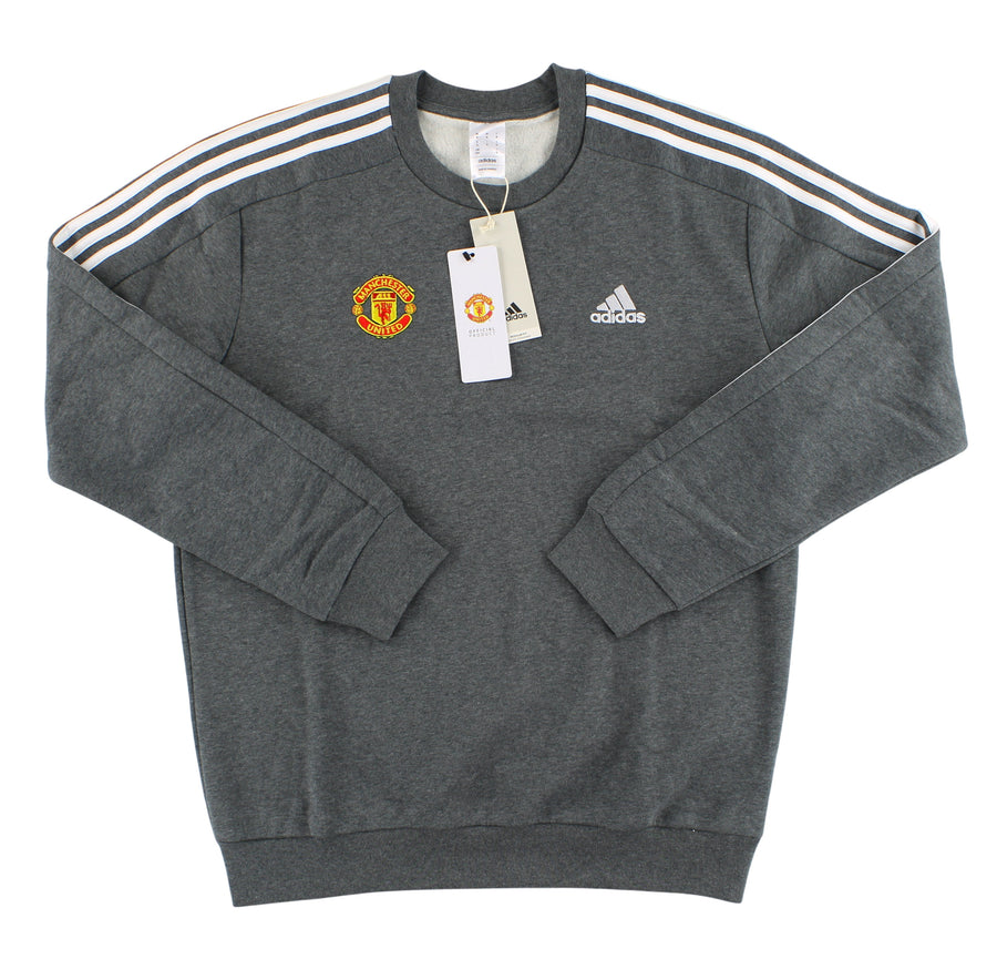 2024-25 Manchester United x adidas Essentials 3-Stripes Sweatshirt *BNIB* M