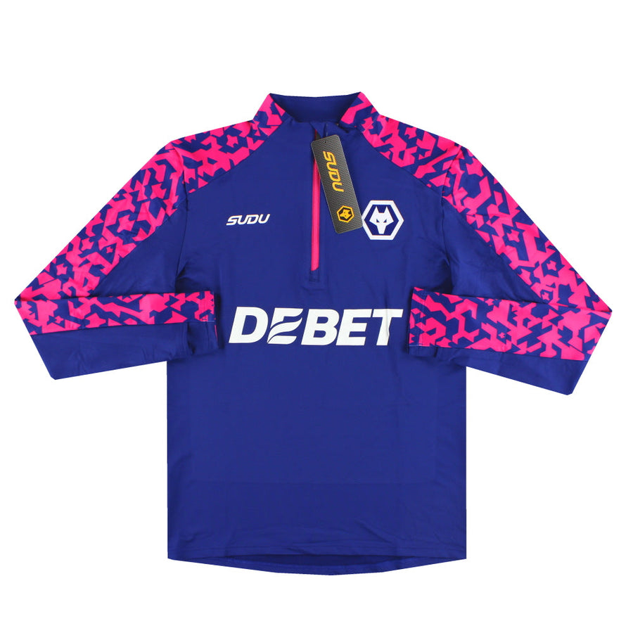 2024-25 Wolves Sudu Pre-Match 1/4 Reißverschluss *NEU IN OVP* L