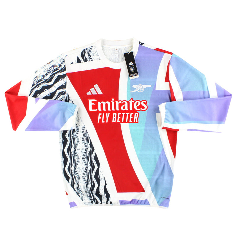 2024-25 Arsenal adidas Pre-Match Warm Top *w/tags* L