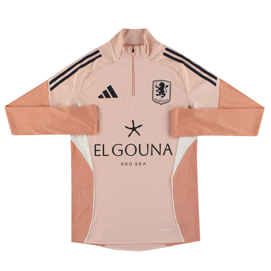 2025-26 Aston Villa adidas Player Issue 1/4 Zip Training Top XL