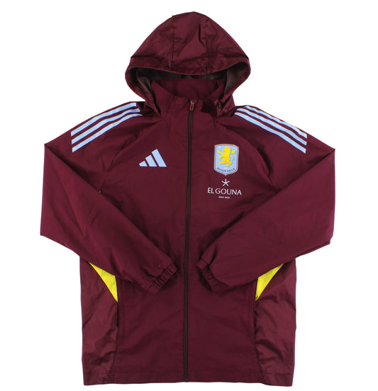 2025-26 Aston Villa adidas Player Issue All Weather Jacket *As New* L