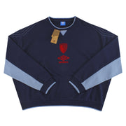 2025-26 Bournemouth Umbro Travel Crew Sweatshirt *mit Etiketten* XXXXXL