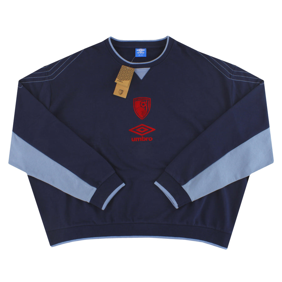 2025-26 Bournemouth Umbro Travel Crew Sweatshirt *mit Etiketten* XXXXXL