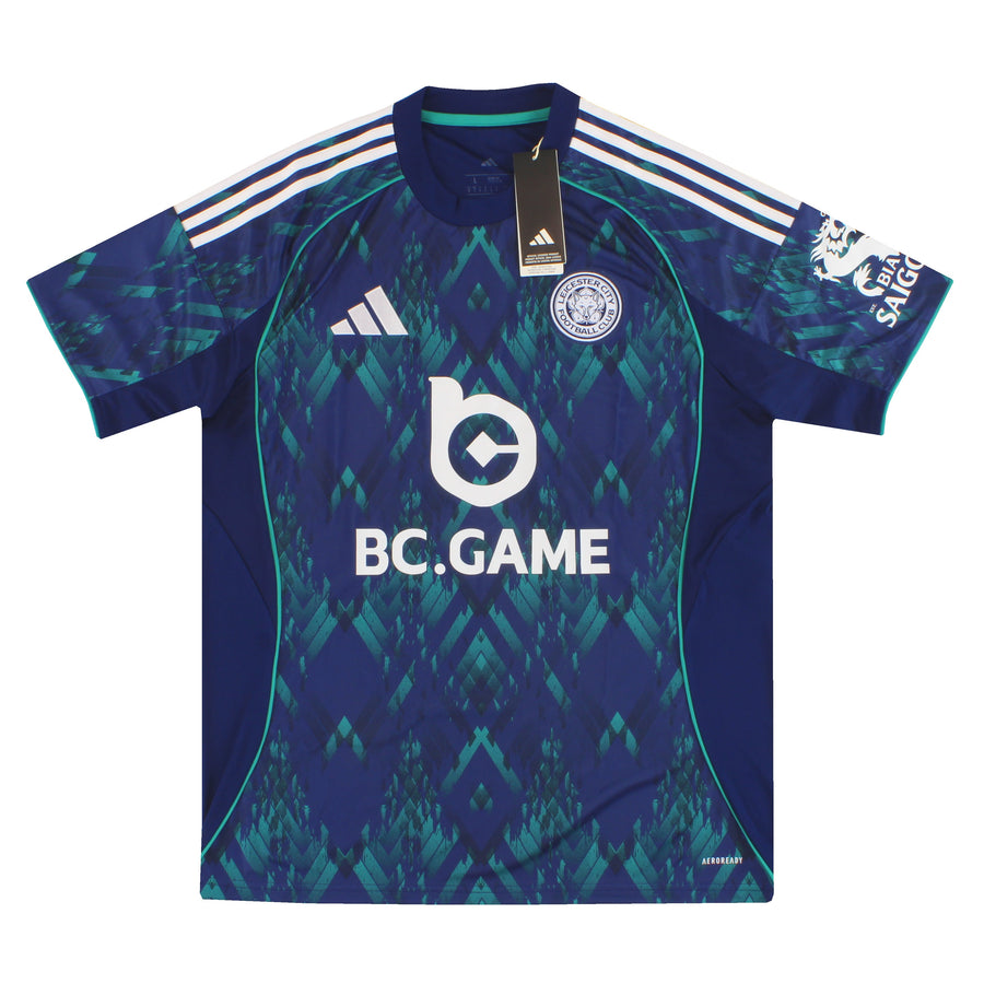 2025-26 Leicester adidas Auswärtstrikot *m/Etiketten* S