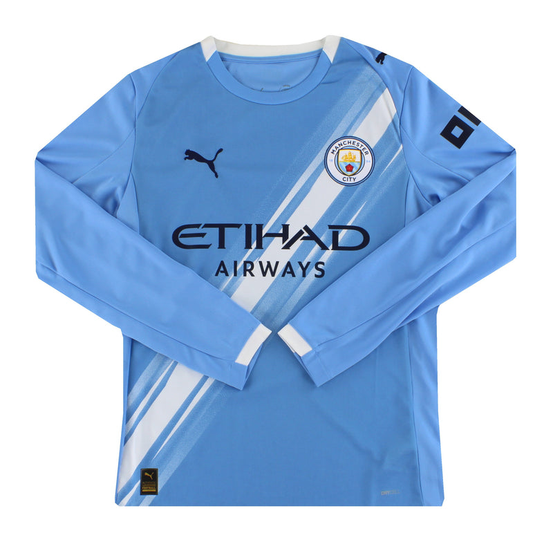 2025-26 Manchester City Puma Home Shirt L/S