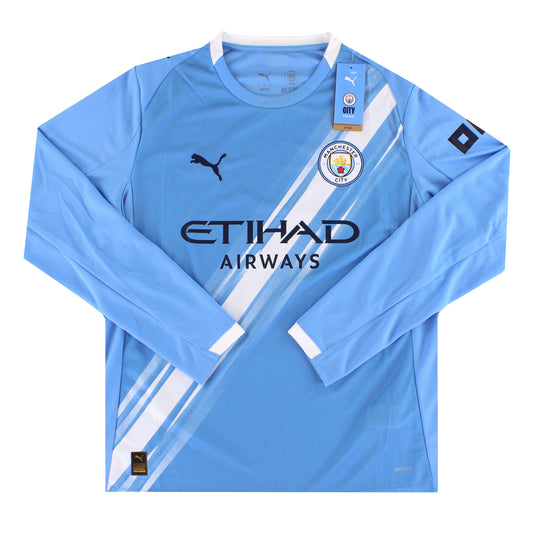 2025-26 Manchester City Puma Home Shirt L/S *w/tags*