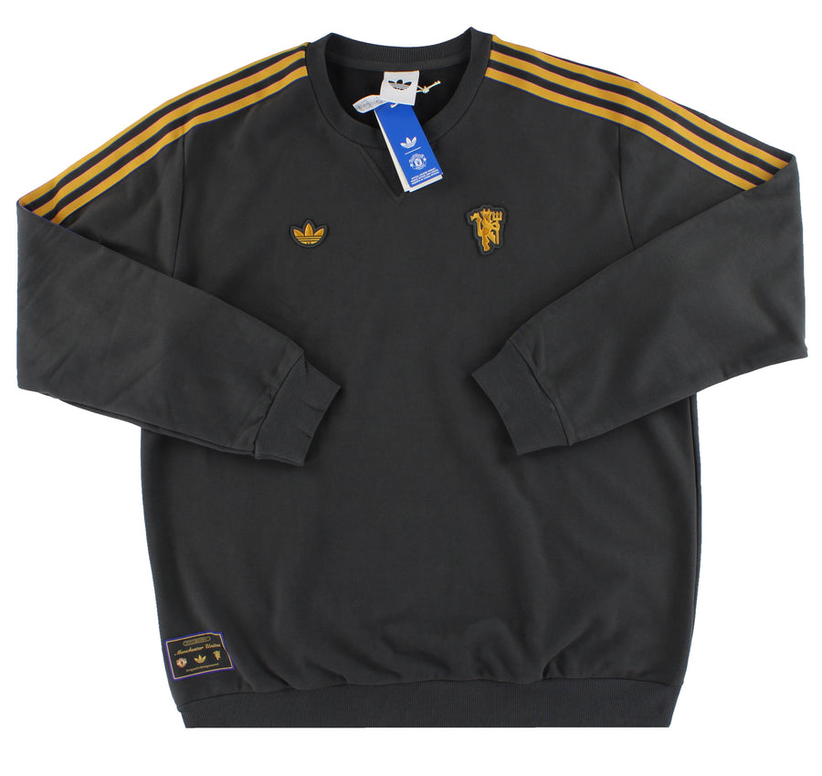 2025-26 Manchester United adidas Terrace Icons Sweatshirt *BNIB* M