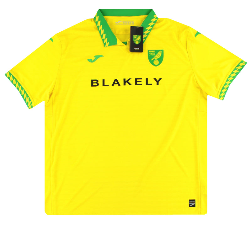 2025-26 Norwich City Joma Heimtrikot *BNIB* XXXXXL