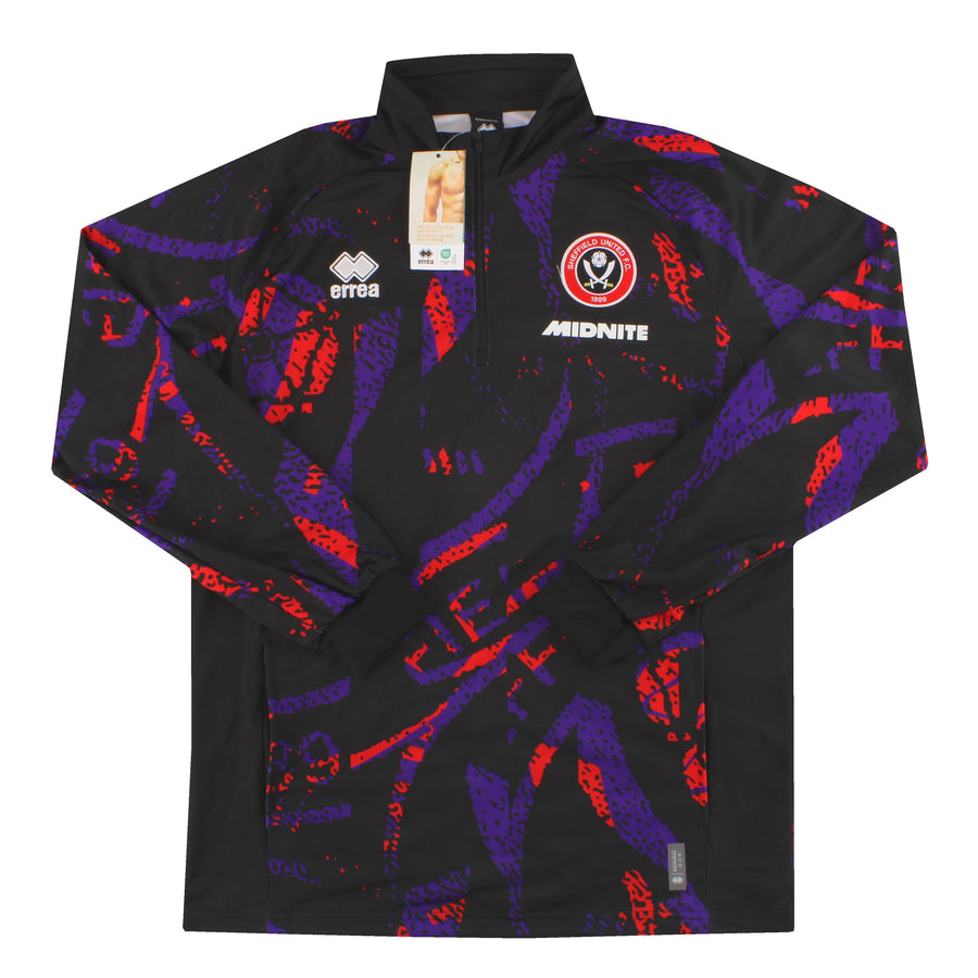 2025-26 Sheffield United Errea Pre-Match 1/4 Zip Top *mit Etiketten* XL