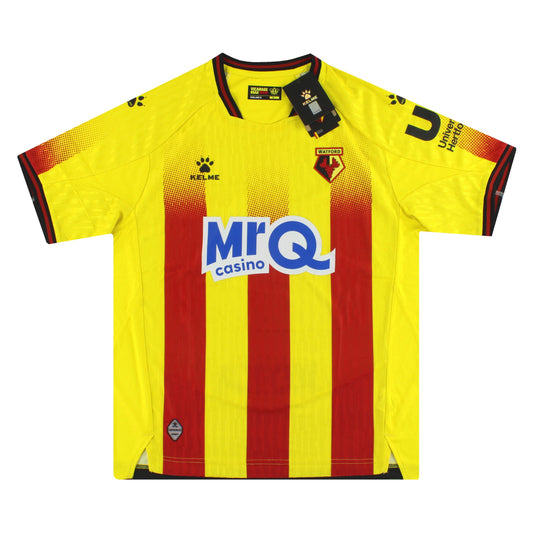2025-26 Watford Kelme Home Shirt *w/tags* XXL
