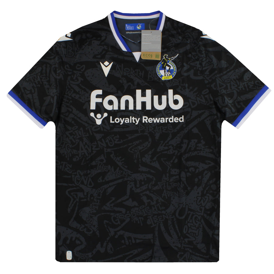 2025-26 Bristol Rovers Macron Auswärtstrikot *BNIB* S