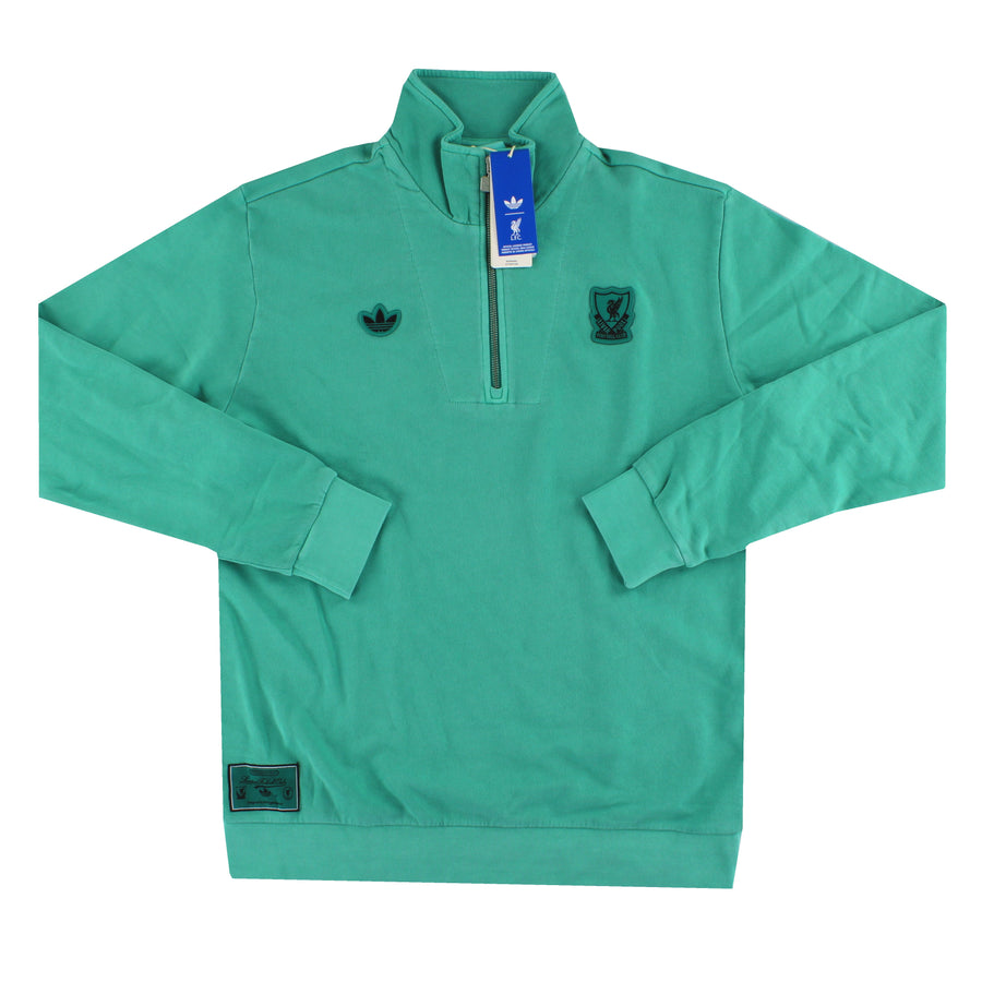 2025-26 Liverpool adidas Terrace Icons Half-Zip Top *w/tags* S