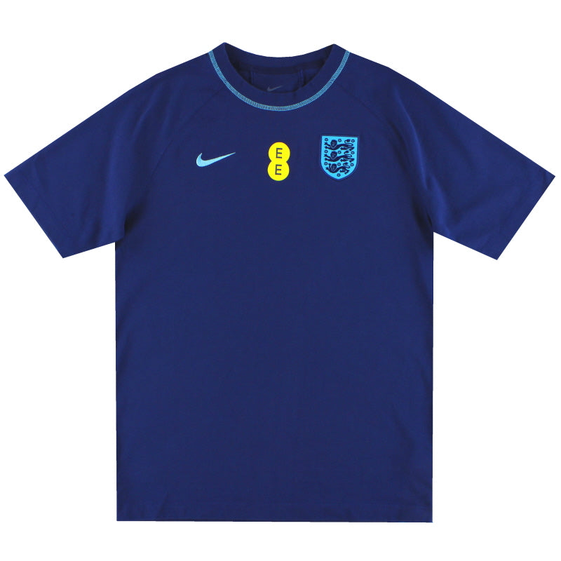 2022-23 England Nike Player Issue Travel-T-Shirt *Neuwertig* M