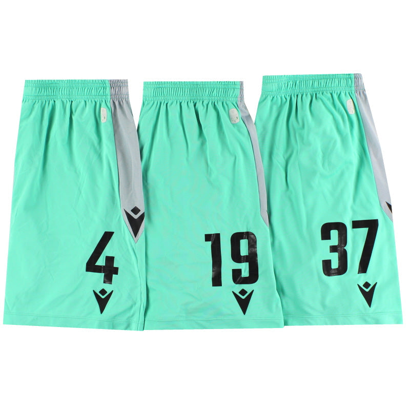 2022-23 SPAL Macron Player Issue Auswärtsshorts *Neuwertig* XXL