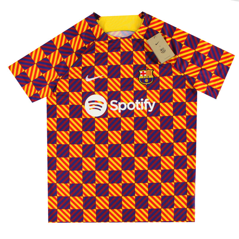 2023-24 Barcelona Nike Dri-FIT Pre-Match Top *BNIB L