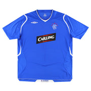 2008-09 Rangers Umbro Heimtrikot XXL