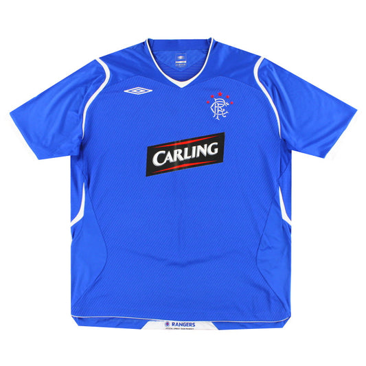 2008-09 Rangers Umbro Home Shirt XXL