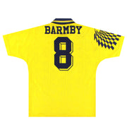1991-95 Tottenham Umbro Auswärtstrikot Bramby #8 Gr. Jungen L