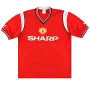 1984-86 Manchester United adidas Heimtrikot M