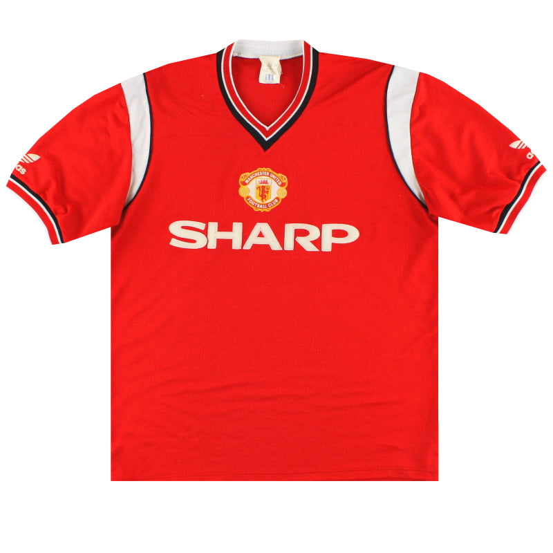 1984-86 Manchester United adidas Heimtrikot M