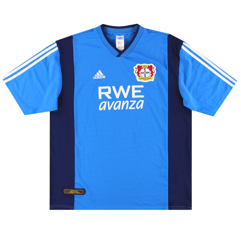 2002-03 Bayer Leverkusen adidas Auswärtstrikot XXL