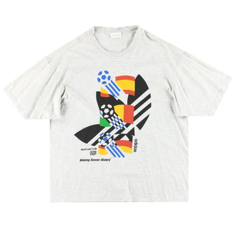 1994 FIFA World Cup adidas Grafik T-Shirt L