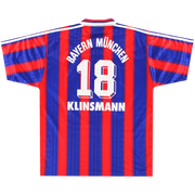 1995-97 Bayern München adidas Heimtrikot Klinsmann #18 S