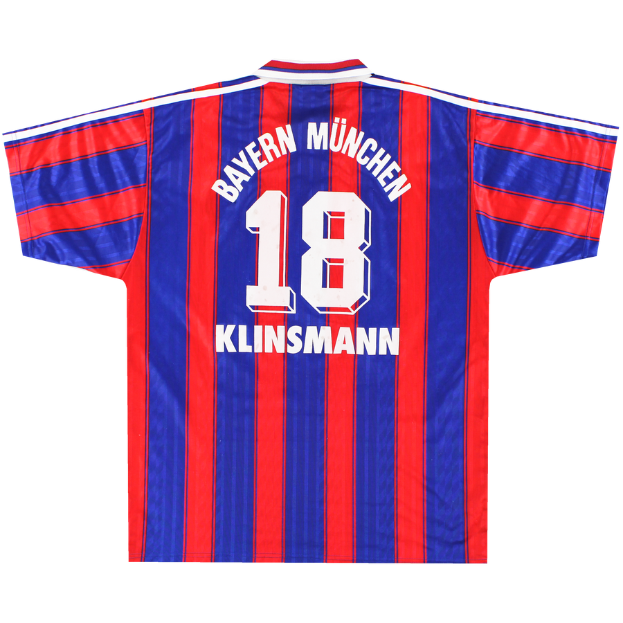 1995-97 Bayern München adidas Heimtrikot Klinsmann #18 S