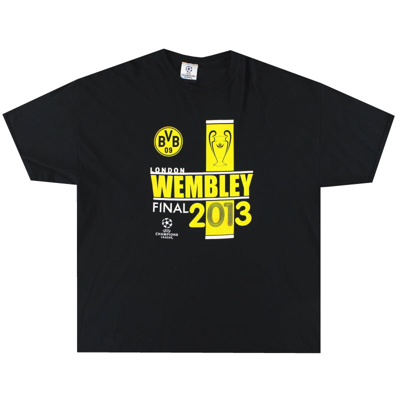 2013 Borussia Dortmund CL Grafik T-Shirt XXL