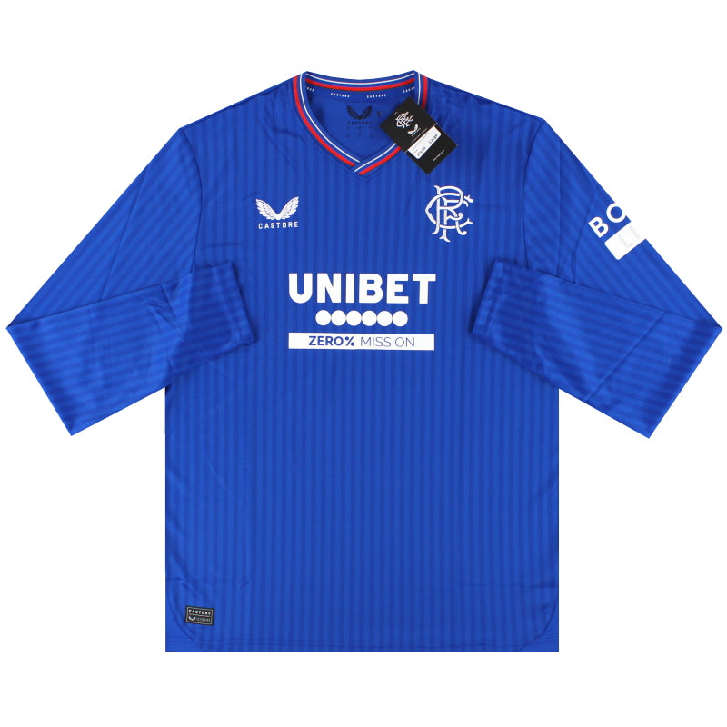 2023-24 Rangers Castore Heimtrikot Langarm *BNIB*