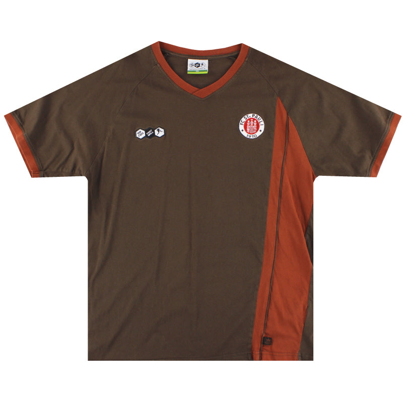 2010-11 FC St. Pauli Jubiläums Freizeit T-Shirt XXL