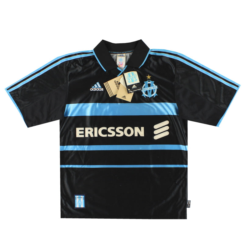 1999-00 Marseille adidas Auswärtstrikot *mit Etiketten* S
