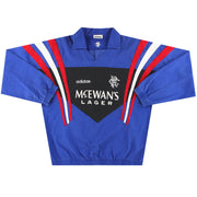 1994-95 Rangers adidas Trainingspullover Gr. L