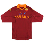 2012-13 Roma Kappa Match Worn Heimtrikot *Neuwertig* Langarm #2