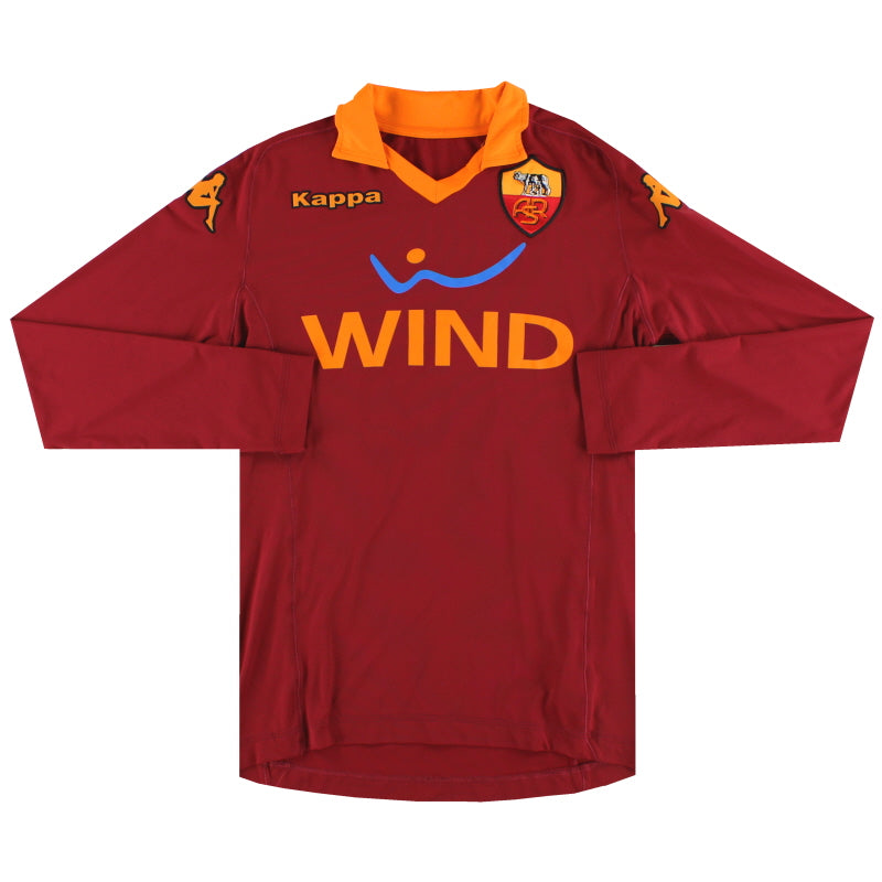 2012-13 Roma Kappa Match Worn Heimtrikot *Neuwertig* Langarm #2