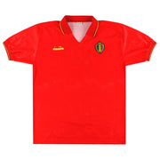 1992-94 Belgien Diadora Heimtrikot XL