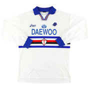1997-98 Sampdoria Asics Auswärtstrikot LS XL