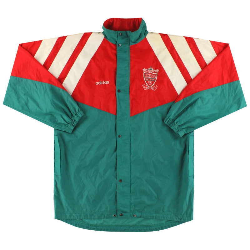 1992-93 Liverpool adidas Centenary Regenjacke L