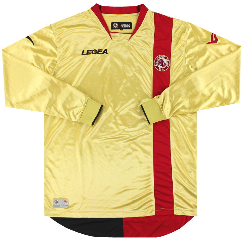 2010-11 Livorno Legea Auswärtstrikot L/S XL