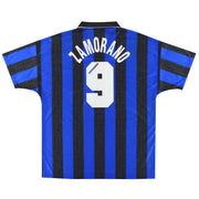 1996-97 Inter Mailand Umbro Heimtrikot Zamorano #9 XL