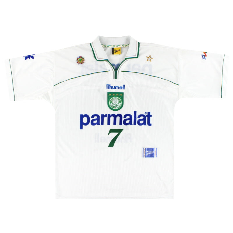 1999 Palmeiras Auswärtstrikot #7 *Neuwertig* XL