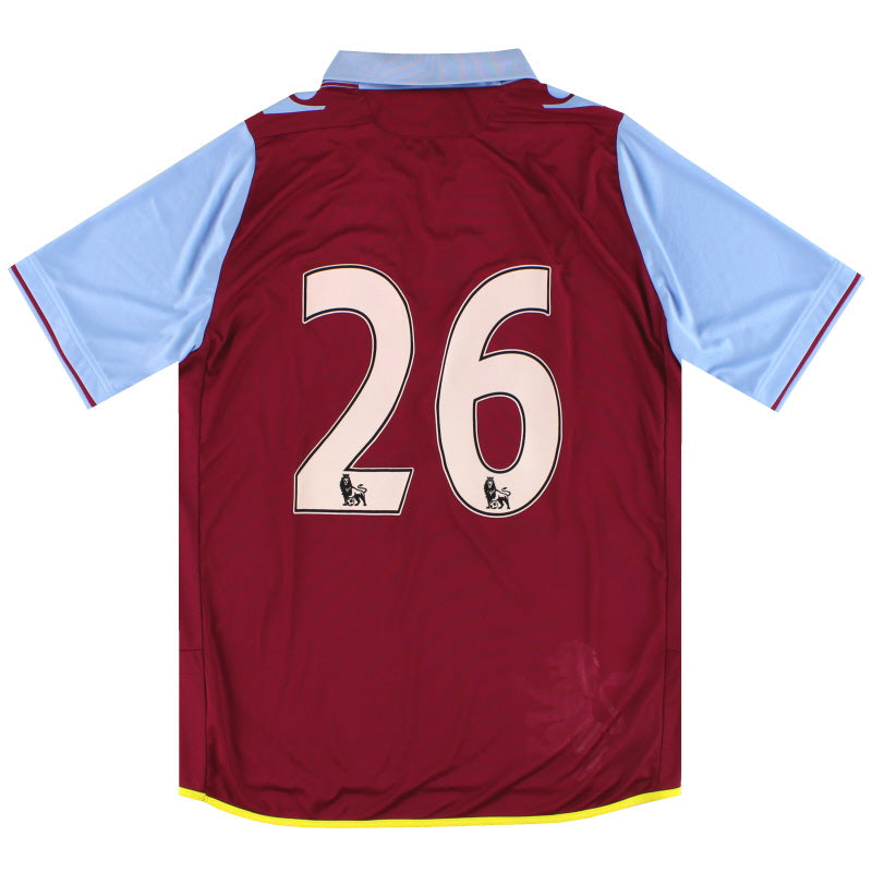 2012-13 Aston Villa Macron Heimtrikot #26 M