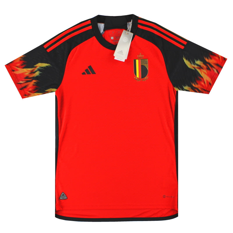2022-23 Belgien adidas Authentic Heimtrikot *mit Etiketten* M